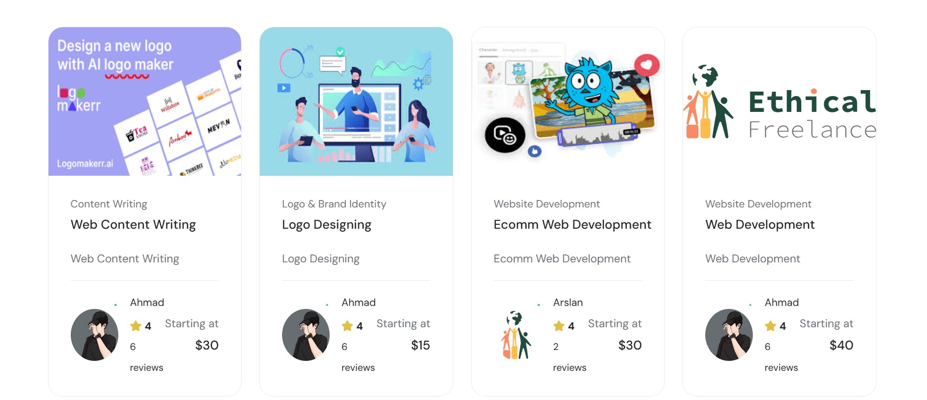 EthicalFreelancing UI 4
