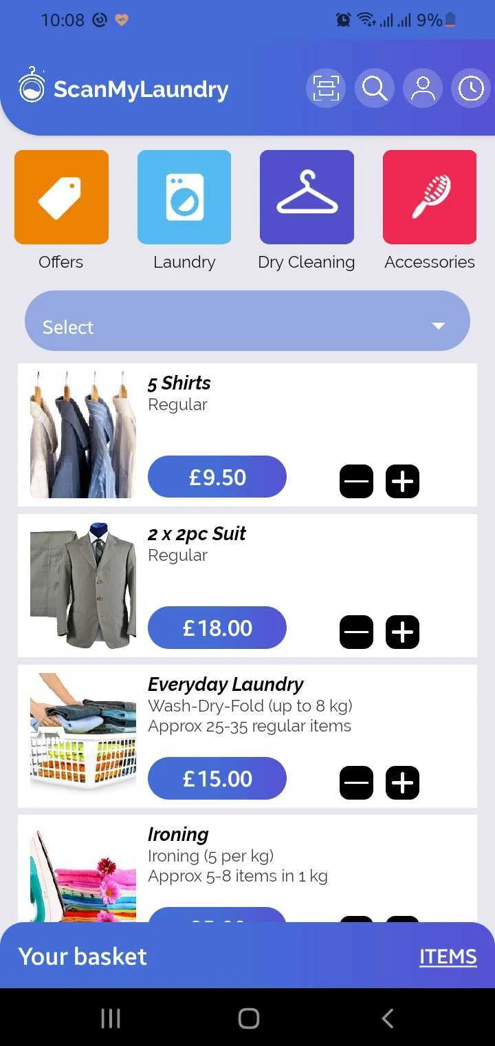 Scan My Laundry App 4