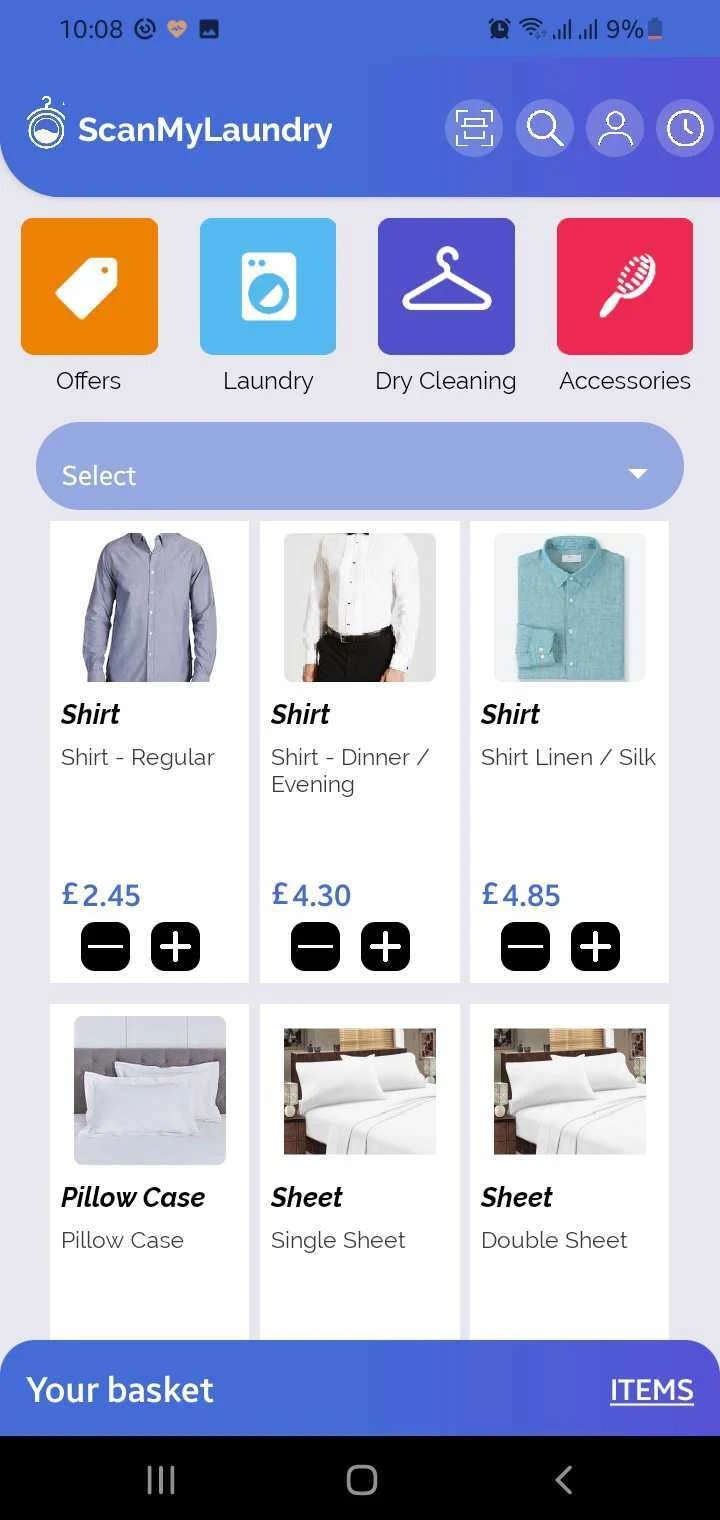 Scan My Laundry App 5